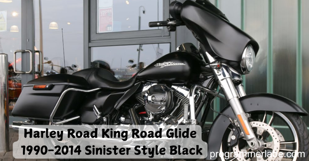 Harley Road King Road Glide 1990-2014 Sinister Style Black