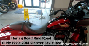 Harley Road King Road Glide 1990-2014 Sinister Style Red